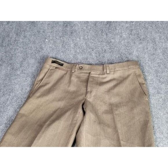 Ted Baker London Raleigh Dress Pants Men Sz 36R‎ Mocha Brown Designer Workwear - Picture 8 of 8